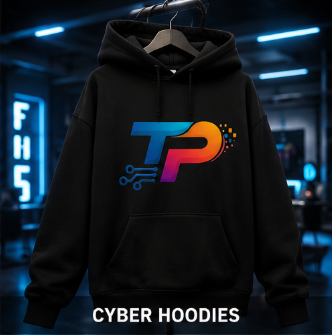Techy Print - Sleek Neon Hoodie mockup template